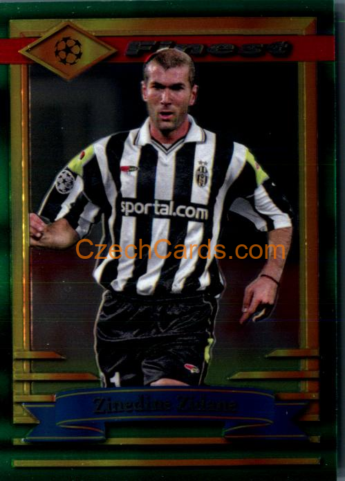 Zinedine Zidane 2022/23 Topps UEFA Finest Flashbacks #60