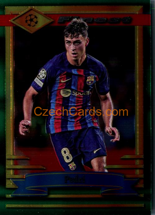 Pedri 2022/23 Topps UEFA Finest Flashbacks #65