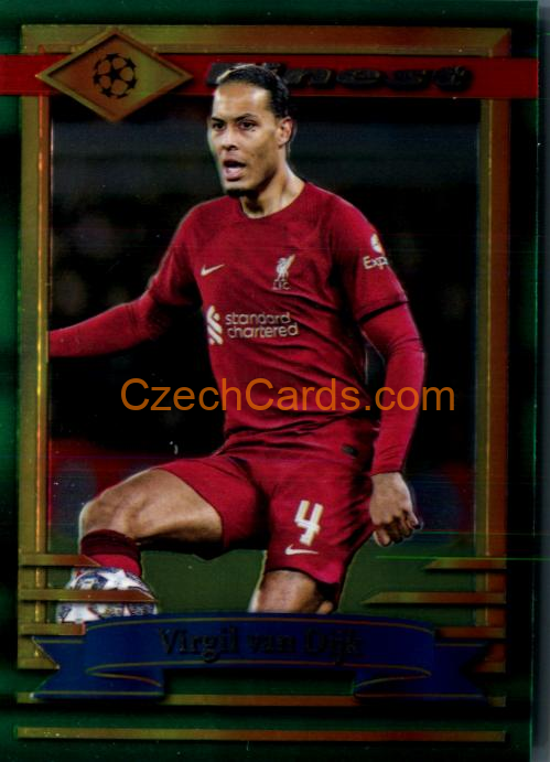 Virgil van Dijk 2022/23 Topps UEFA Finest Flashbacks #67
