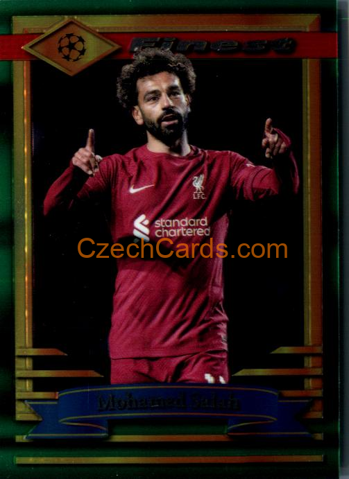 Mohamed Salah 2022/23 Topps UEFA Finest Flashbacks #78