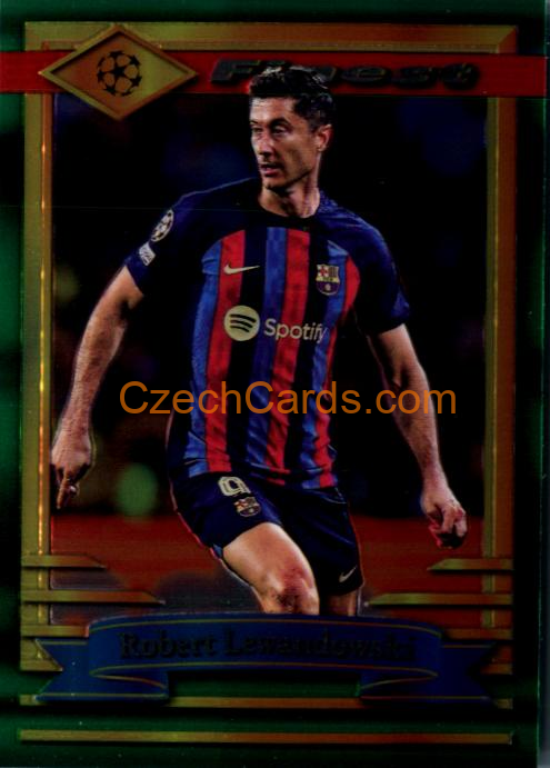 Robert Lewandowski 2022/23 Topps UEFA Finest Flashbacks #82