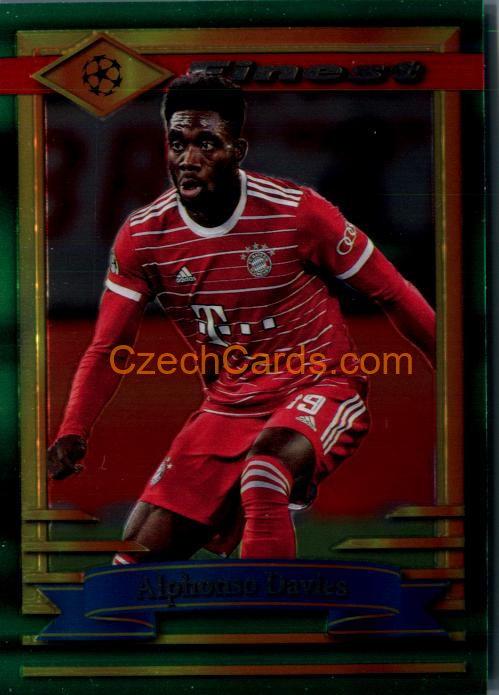 Alphonso Davies 2022/23 Topps UEFA Finest Flashbacks #84