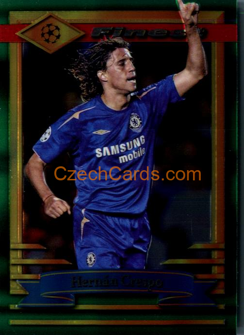 Hernán Crespo 2022/23 Topps UEFA Finest Flashbacks #85