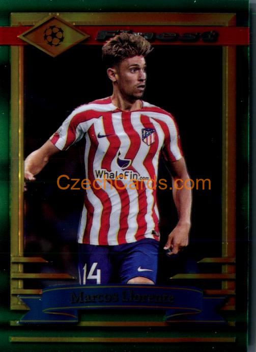 Marcos Llorente 2022/23 Topps UEFA Finest Flashbacks #91