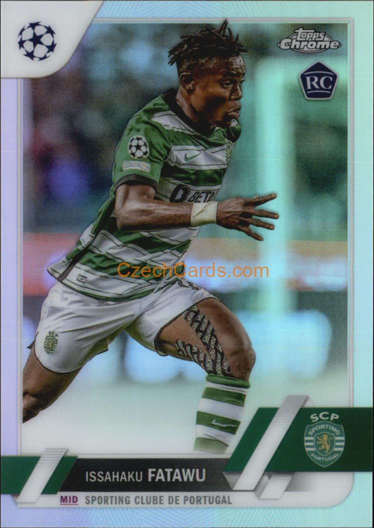 Issahaku Fatawu 2022/23 Topps Chrome Club Competitions refractor #119 RC