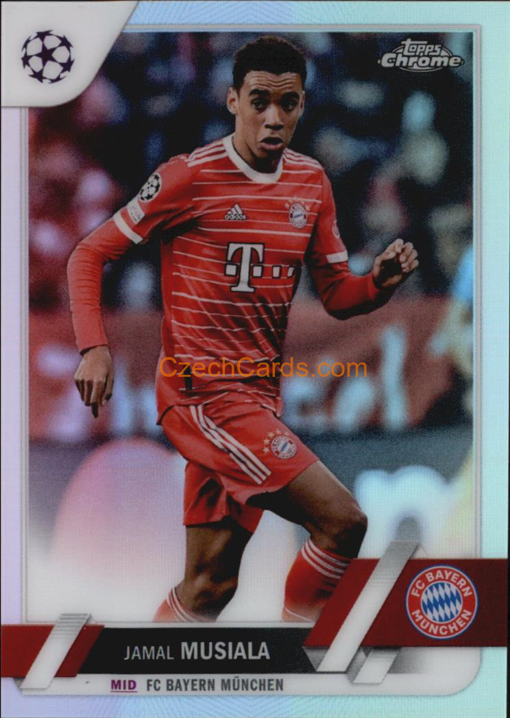 Jamal Musiala 2022/23 Topps Chrome Club Competitions refractor #42