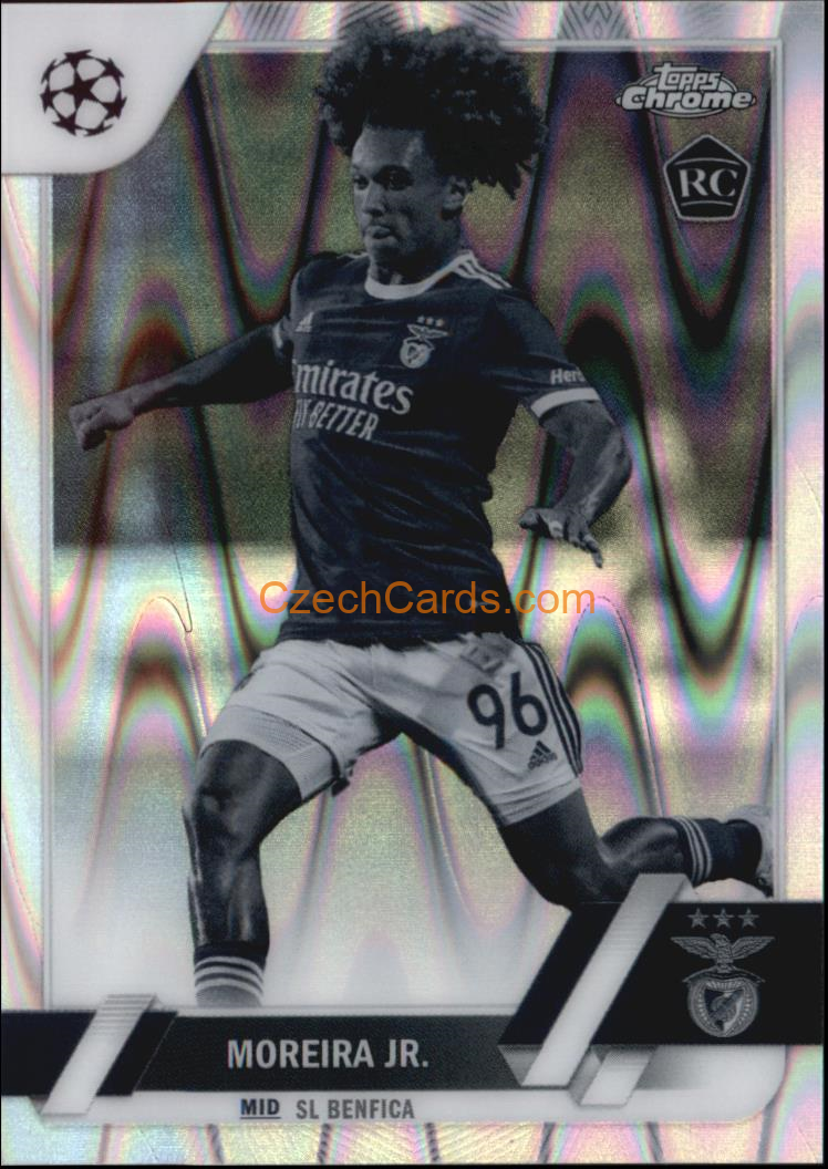 Moreira Jr. 2022/23 Topps Chrome Club Competitions Black and White #37 RC