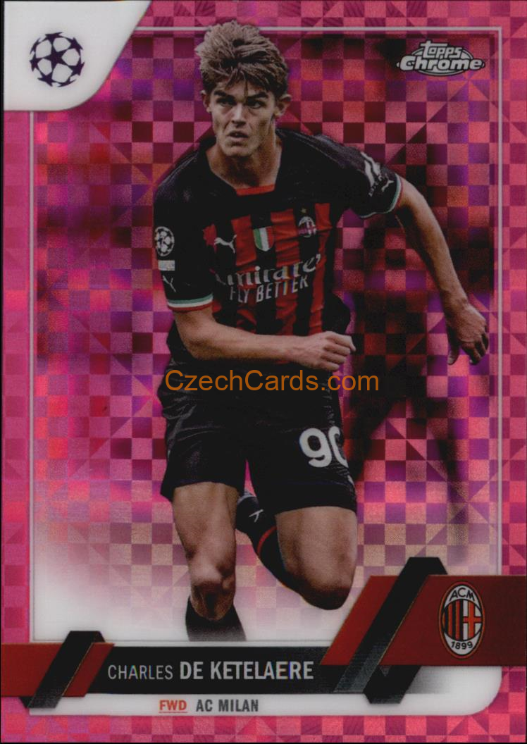 Charles De Ketelaere 2022/23 Topps Chrome Club Competitions xx/250 #90