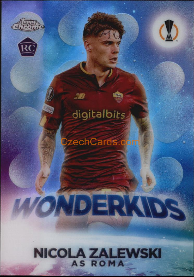 Nikola Zalewski 2022/23 Topps Chrome Club Competitions Wonderkids #W-1 RC
