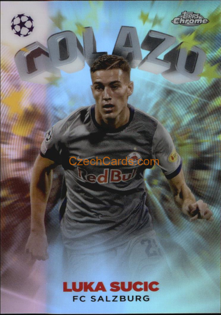 Luka Sucic 2022/23 Topps Chrome Club Competitions Golazo #G-9