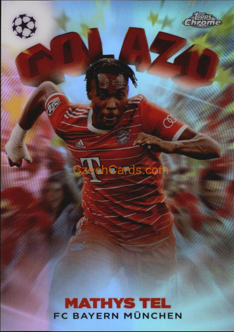 Mathys Tel 2022/23 Topps Chrome Club Competitions Golazo #G-15