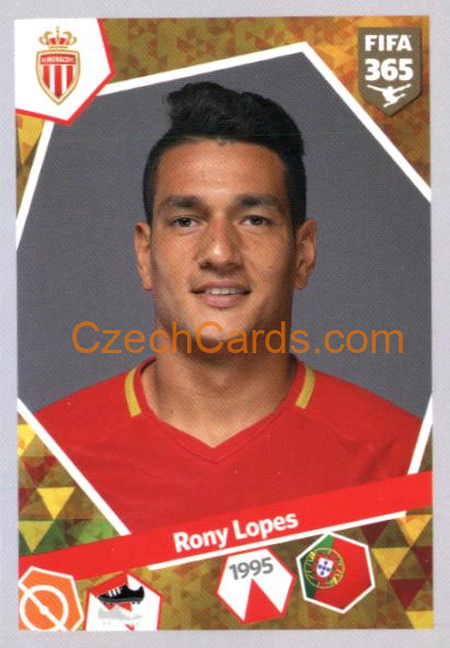 Rony Lopes 2018 Panini FIFA 365 sticker #224
