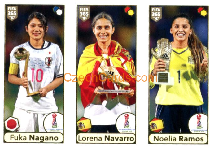 Nagano / Navarro / Ramos 2018 Panini FIFA 365 sticker #255