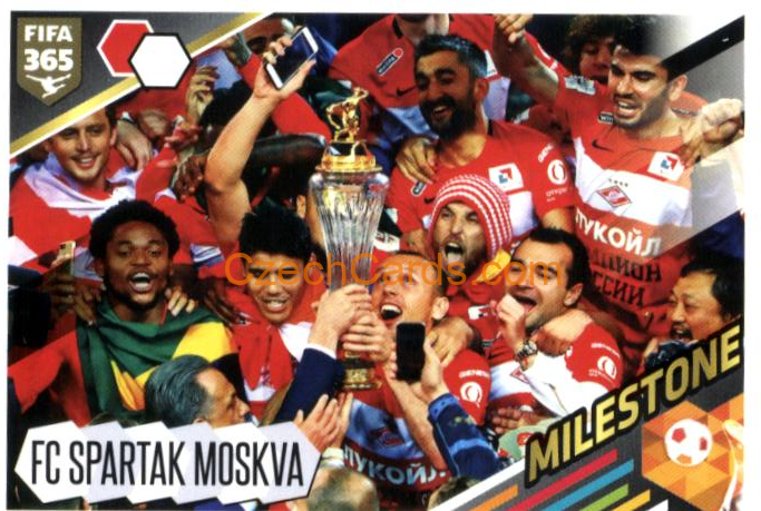 FC Spartak Moskva 10th Title 2018 Panini FIFA 365 sticker #390
