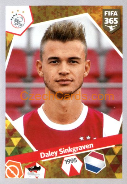 Daley Sinkgraven 2018 Panini FIFA 365 sticker #427