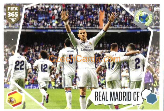 Real Madrid CF 2018 Panini FIFA 365 sticker big #500