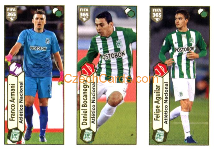 Armani / Bocanegra / Aguilar 2018 Panini FIFA 365 sticker #515