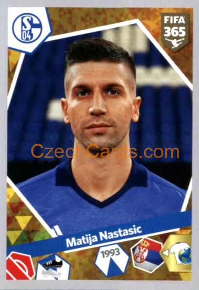 Matija Nastasić 2018 Panini FIFA 365 sticker #E7