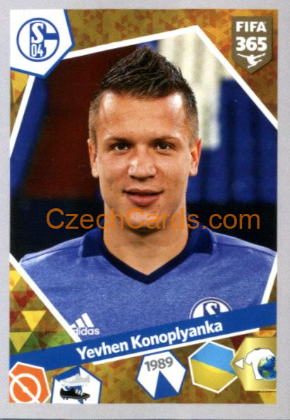 Yevhen Konoplyanka 2018 Panini FIFA 365 sticker #E14