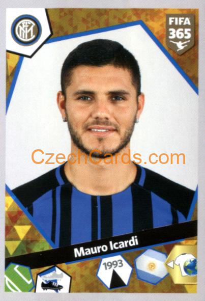 Mauro Icardi 2018 Panini FIFA 365 sticker #E38