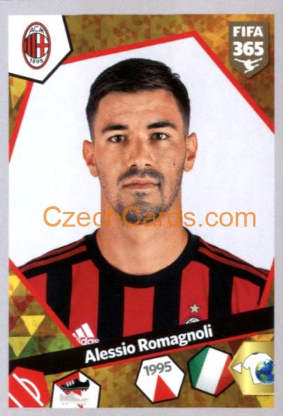 Alessio Romagnoli 2018 Panini FIFA 365 sticker #E44