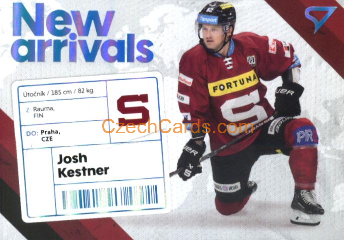 JOSH KESTNER 2023/24 SportZoo Tipsport ELH NEW ARRIVAL #NA-06