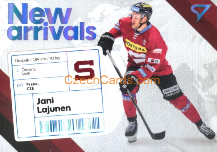 JANI LAJUNEN 2023/24 SportZoo Tipsport ELH NEW ARRIVAL #NA-07