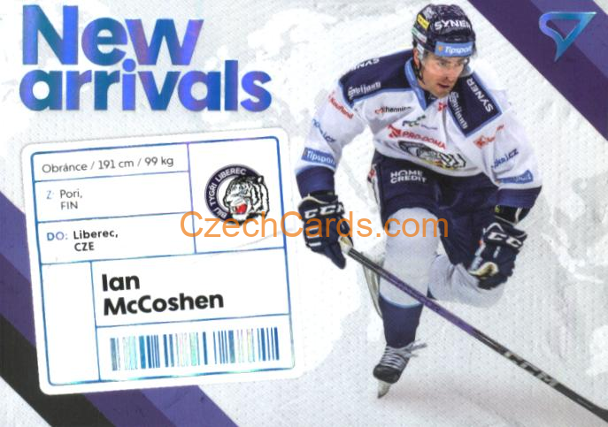 IAN McCOSHEN 2023/24 SportZoo Tipsport ELH NEW ARRIVAL #NA-08