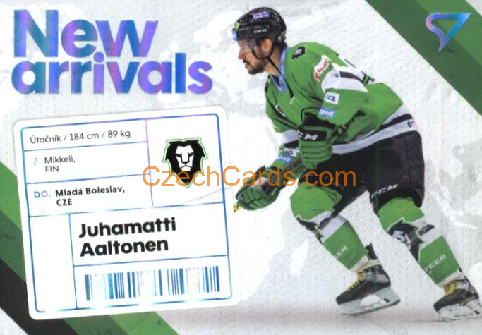 JUHAMATTI AALTONEN 2023/24 SportZoo Tipsport ELH NEW ARRIVAL #NA-13