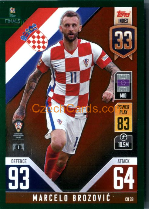 Marcelo Brozovic 2022/23 Match Attax 101 green #CD33