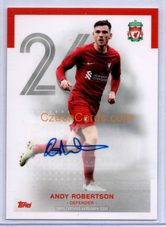 Andy Robertson 2022/23 Topps Liverpool FC Team Set  Autograph #AU-AR