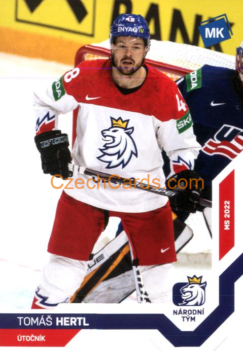Tomáš Hertl 2021/22 MK Národní Tým #50