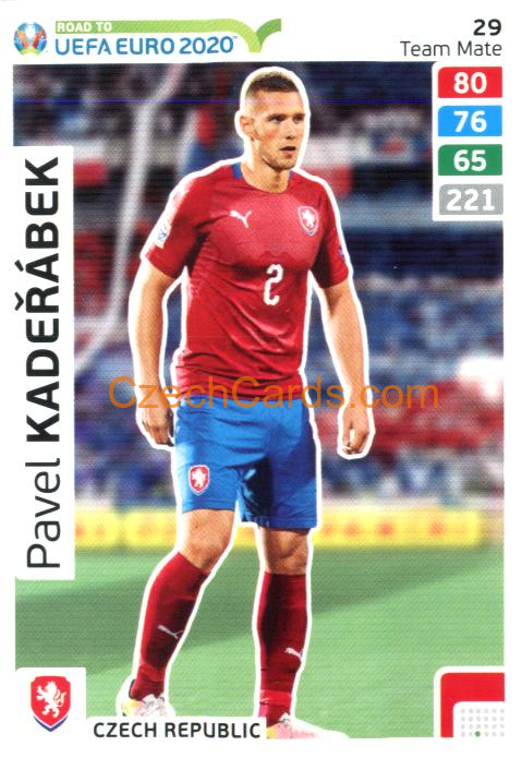 Pavel Kadeřábek 2020 Panini Adrenalyn Road To UEFA EURO #29