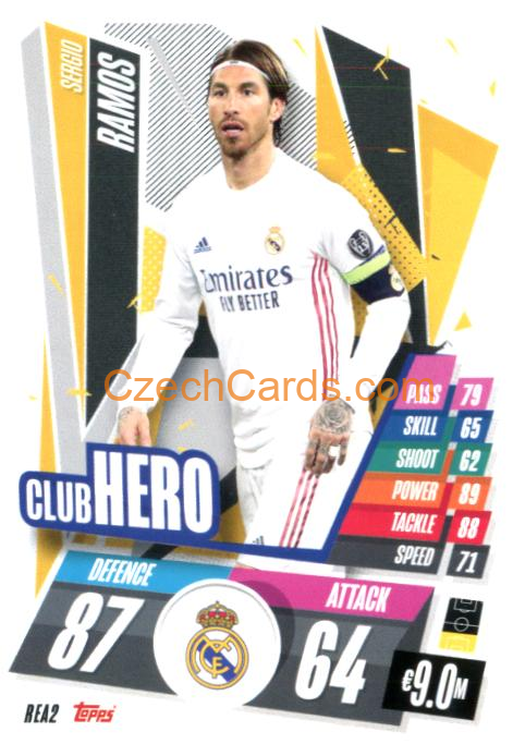 Sergio Ramos 2020/21 Match Attax #REA2