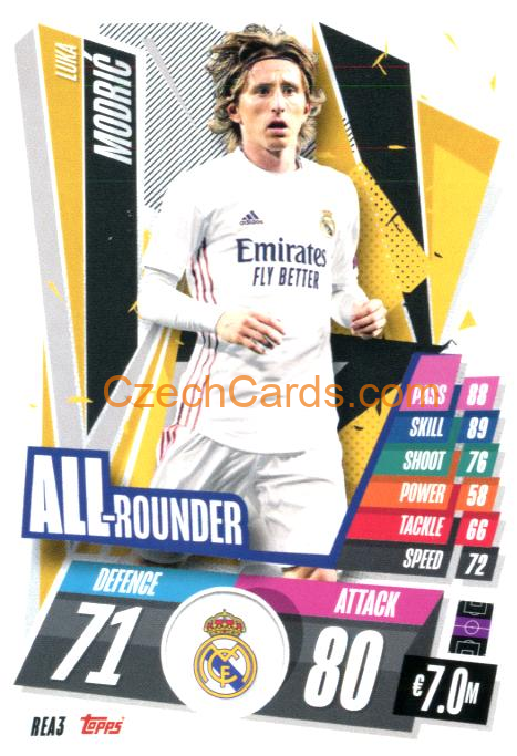Luka Modrič 2020/21 Match Attax #REA3