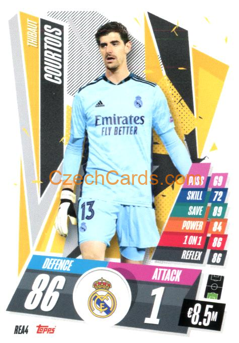 Thibaut Courtois 2020/21 Match Attax #REA4
