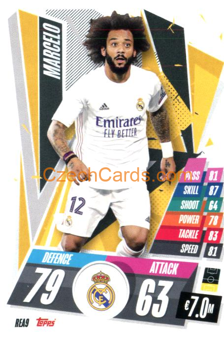 Marcelo 2020/21 Match Attax #REA9