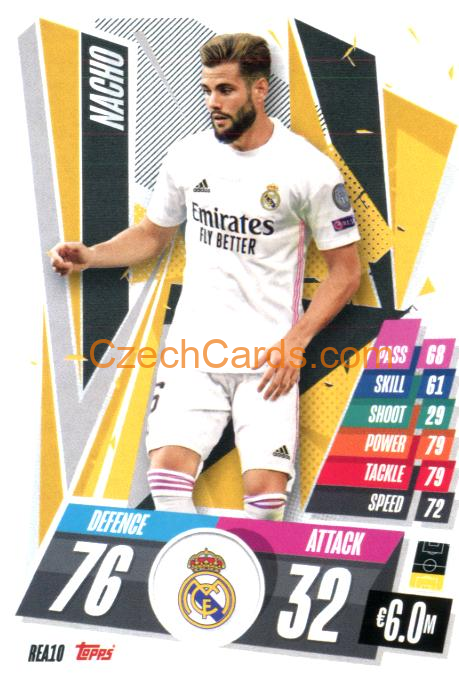 Nacho Fernández 2020/21 Match Attax #REA10