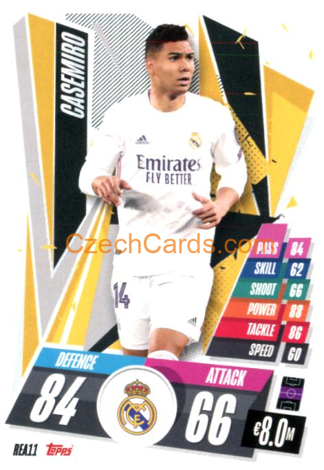 Casemiro 2020/21 Match Attax #REA11