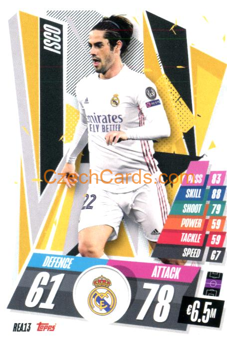 Isco 2020/21 Match Attax #REA13