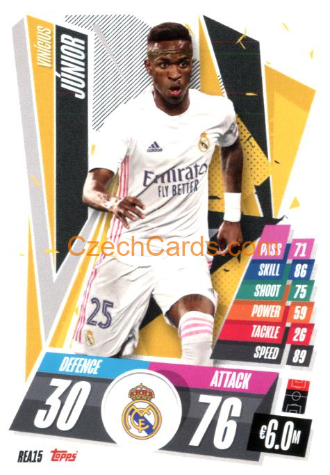 Vinícius Júnior 2020/21 Match Attax #REA15
