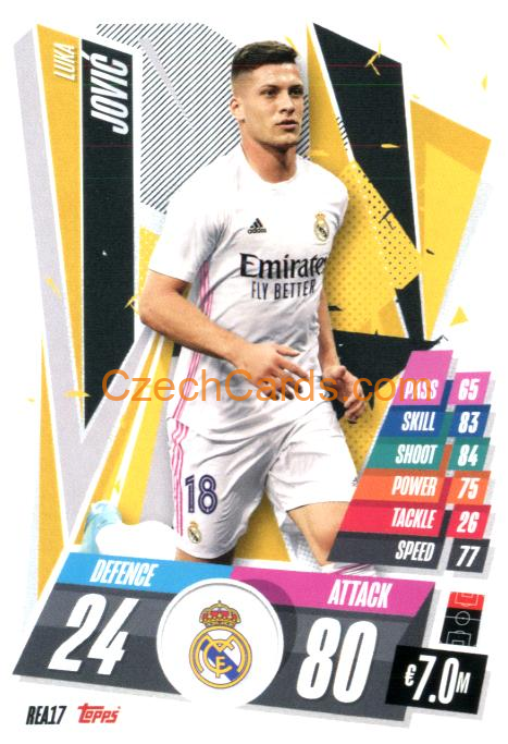 Luka Jović 2020/21 Match Attax #REA17