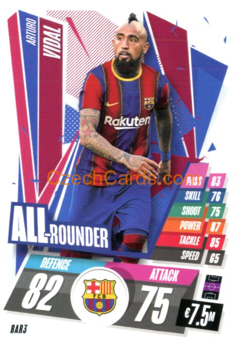 Arturo Vidal 2020/21 Match Attax #BAR3