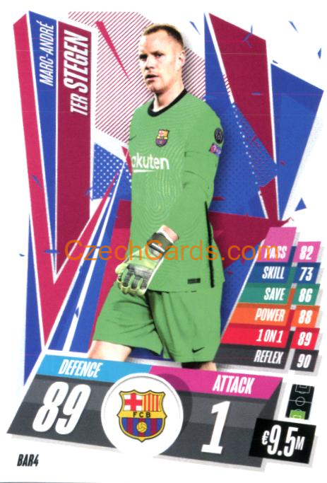 Marc-André ter Stegen 2020/21 Match Attax #BAR4