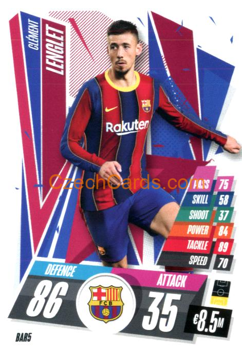 Clément Lenglet 2020/21 Match Attax #BAR5