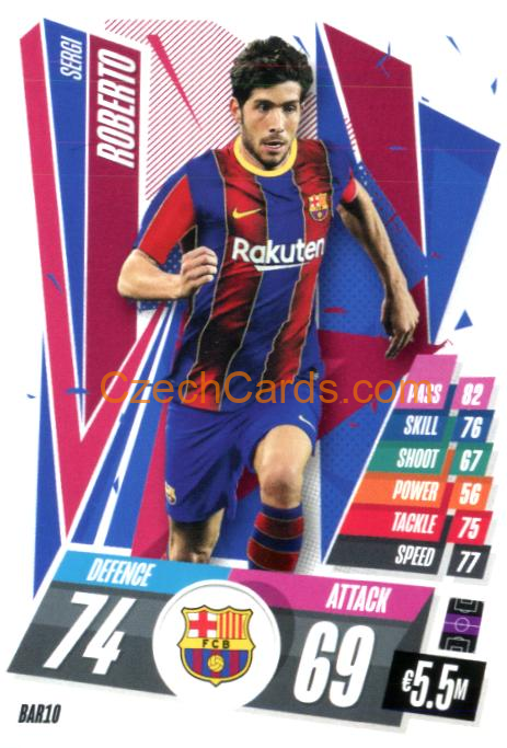 Sergi Roberto 2020/21 Match Attax #BAR10