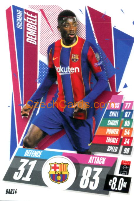 Ousmane Dembélé 2020/21 Match Attax #BAR14