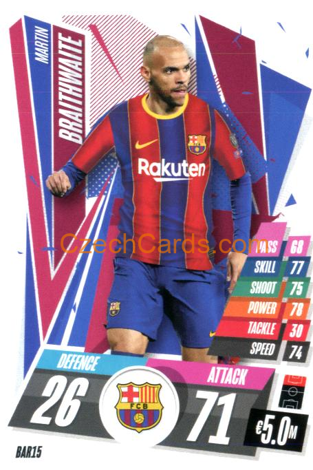Martin Braithwaite 2020/21 Match Attax #BAR15