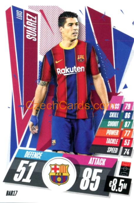 Luis Suárez 2020/21 Match Attax #BAR17