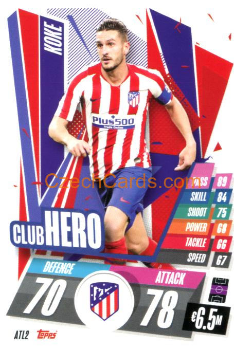 Koke 2020/21 Match Attax #ATL2